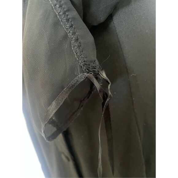 Y2K Style Dress with Buttons and Sheer Sleeves - Picture 4 of 5